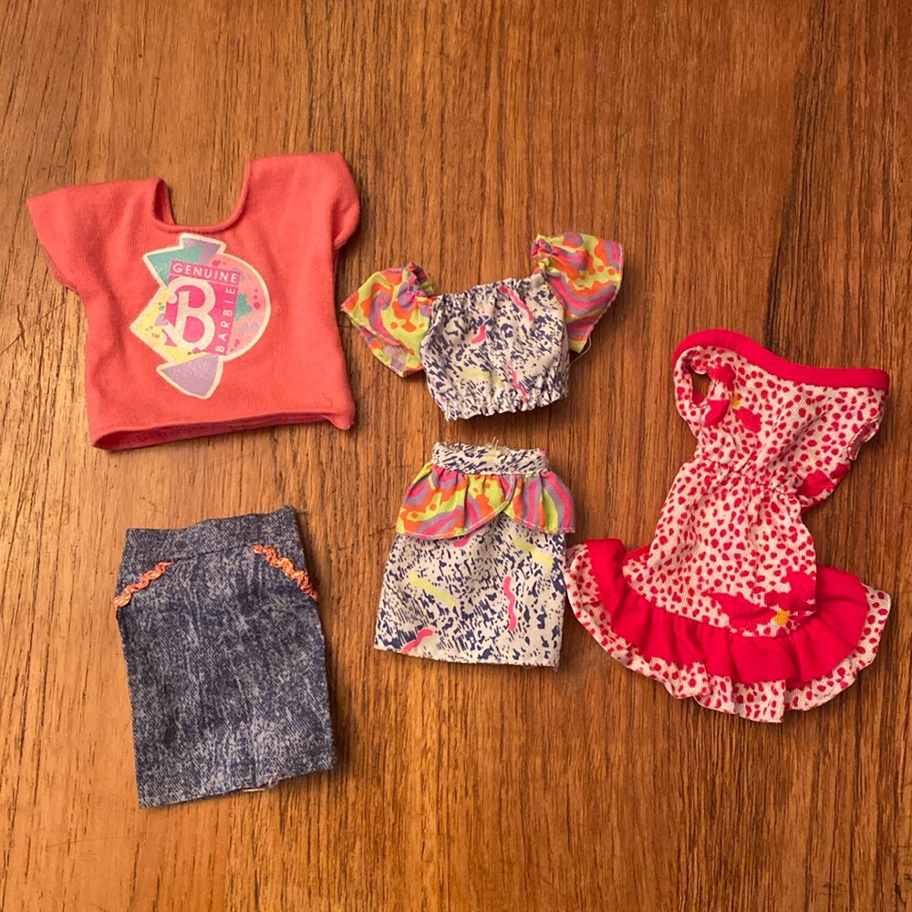 Vintage 1980s Barbie Clothes